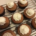 うめきち０２１１'s cooksnap of when they made カップで♪チョコシフォン❤️クリーム入り.