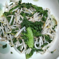 ♪ＦａＦａ♪'s cooksnap of when they made 簡単！わさび菜ともやしのナムル.