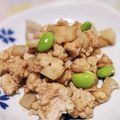 うーれい's cooksnap of when they made 蓮根と豚挽肉のシャキっと丼.