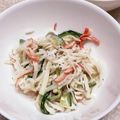 クックJZMPJF☆'s cooksnap of when they made 大根とカニかまのわさびサラダ.