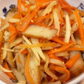 おかけこ's cooksnap of when they made 【節約レシピ】大根の皮と人参のきんぴら.