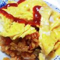のり子のおかず♪'s cooksnap of when they made フライパンでチキンライス♪オムライスにも.