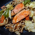 kurolabu428's cooksnap of when they made ほったらかし！鮭のちゃんちゃん焼き.