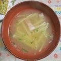 mmameco's cooksnap of when they made えのべーの味噌汁.