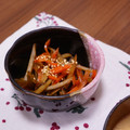 Kyuuu（きゅう）'s cooksnap of when they made 炒め煮で作る、ゴボウと人参のきんぴら＊.