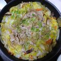 ぴょんキー's cooksnap of when they made 豚バラと白菜の無水ごま油鍋 QC.