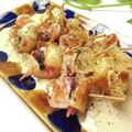 とのチャマ's cooksnap of when they made ちくわ天？タコ焼き？いえ珍タコ天です♬.