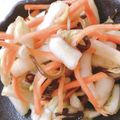KAORULALA's cooksnap of when they made 梅昆布茶で簡単！白菜と人参の即席漬け☆.