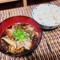 料理男子部🍻's cooksnap of when they made 豚バラ肉ときのこのつけ汁うどん.