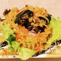 私市ビッキーズ津門巳's cooksnap of when they made “大根レタスサラダ色々トッピン具”.