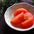 haruku221's cooksnap of when they made 父の味★砂糖トマト.