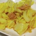 ヨシヨッシー's cooksnap of when they made ツナとキャベツのごま酢和え.