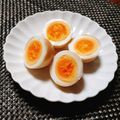 もふもふクロさん's cooksnap of when they made ＊覚えやすい配合＊黄身がトロッと味付け卵.