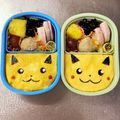 Chaaa_room's cooksnap of when they made 簡単キャラ弁☆どあっぷピカチュウ弁当♪.