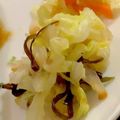MULA's cooksnap of when they made 茹で白菜のあっさり塩昆布和え.