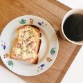 みぃぃちゃま's cooksnap of when they made ＊ブラマヨ！ベーコントースト＊.
