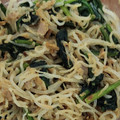 shelly616's cooksnap of when they made 白滝とほうれん草のツナマヨ炒め.