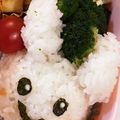 larbre's cooksnap of when they made 簡単☆うさぎさんのおにぎり弁当☆.