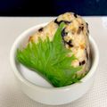はちみつlove's cooksnap of when they made 梅と塩昆布と大葉のおにぎり.