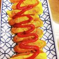 さおりらっくま's cooksnap of when they made ♪おさかなのソーセージdeピカタ♫.