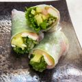 ちゃまたまご's cooksnap of when they made 和風&ヘルシー♪ 大葉と生ハムの生春巻き.