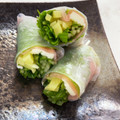ちゃまたまご's cooksnap of when they made 和風&ヘルシー♪ 大葉と生ハムの生春巻き.