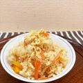 horseland's cooksnap of when they made こぎつねごはん 【給食】 こども向.
