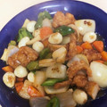 げんき1115's cooksnap of when they made 酢豚ならず酢鶏はから揚げを使って！.