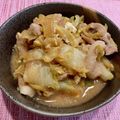☆まいまい26☆'s cooksnap of when they made すき焼きのたれで簡単☆豚バラ白菜煮.