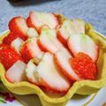 みゃあみゃあ512's cooksnap of when they made ☆簡単 カスタード イチゴタルト☆.
