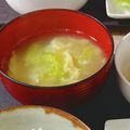 料理上達中's cooksnap of when they made ほっこり♡キャベツと卵の中華スープ.
