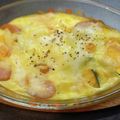 TYSK's cooksnap of when they made 簡単☆ココットでかぼちゃのキッシュ.