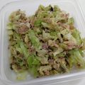 マダムカフェ♡'s cooksnap of when they made 常備菜☆キャベツの鯖の味噌煮缶あえ.