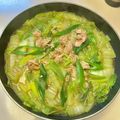 azbjbn's cooksnap of when they made 無限白菜の楽なべ.