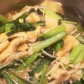 妖怪はらすかしの母's cooksnap of when they made 小松菜・油揚げ・えのきの煮浸し.