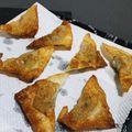 こじま･ジョフロワ's cooksnap of when they made 簡単美味しい！ツナとチーズの揚げワンタン.