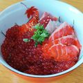 へろへろへ's cooksnap of when they made イクラとサーモンの親子丼.