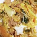 ★みかんママ★'s cooksnap of when they made 豚バラキャベツの卵とじ.