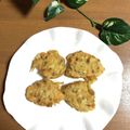 chi−ちゃん's cooksnap of when they made 簡単じゃこ入り納豆のかき揚げ♬.
