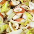 クックY08S17☆'s cooksnap of when they made ちくわと白菜とネギの炒め.
