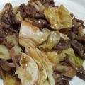 クック6DDPP8☆'s cooksnap of when they made 牛肉とキャベツの中華味噌炒め.