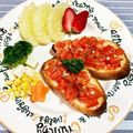 悠愛らぶ☆'s cooksnap of when they made パンコントマテ/スペイン風トマトバゲット.