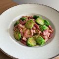 みさとやさん's cooksnap of when they made 芽キャベツとベーコンのパスタ.