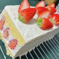 FTI7ACY☆'s cooksnap of when they made HMで簡単♡苺ショートケーキお誕生日にも.