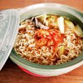 ｊｏｃｏｍｏｍｏｌａ's cooksnap of when they made サッポロ一番 豚キムチみそなべ.