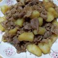 ふみぽちゃ's cooksnap of when they made 豚肉とじゃがいもの甘辛炒め.