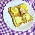 ふたごゆき's cooksnap of when they made りんごとレモンのクリームチーズトースト.