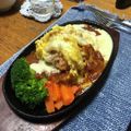 木漏れ日の台所's cooksnap of when they made 簡単♪煮込みハンバーグで♡オムバーグ♡.