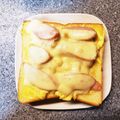 knkmym's cooksnap of when they made うちのポテトサラダトースト♪.