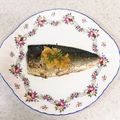 ひしき♪♪♪'s cooksnap of when they made 塩サバの☆リンゴソース☆.